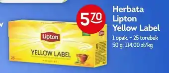 Żabka Lipton Yellow Label oferta