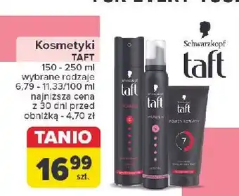 Carrefour Lakier do włosów Taft Power oferta