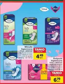 Carrefour Wkładki normal night Tena Lady oferta