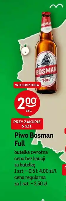 Żabka Piwo Bosman Full oferta