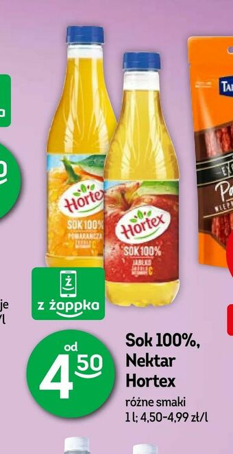 Żabka Sok 100%, Nektar Hortex oferta