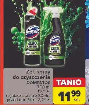 Carrefour Żel do wc lime Domestos Zero Kamienia oferta