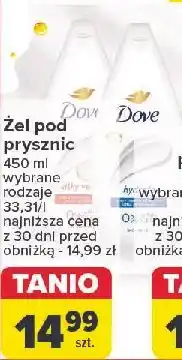 Carrefour Żel pod prysznic hydrate Dove oferta