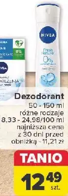 Carrefour Antyperspirant Nivea Fresh Natural oferta