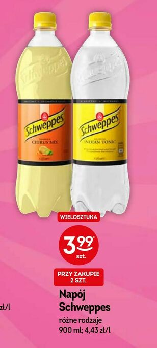Żabka Napój Schweppes oferta