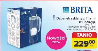 Carrefour Dzbanek filtrujący glass 2.5 l Brita oferta