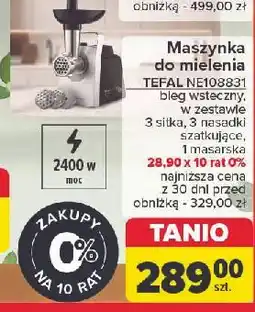 Carrefour Maszynka do mięsa ne108831 Tefal oferta