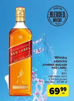 Carrefour Express Whisky Johnnie Walker Red Label oferta