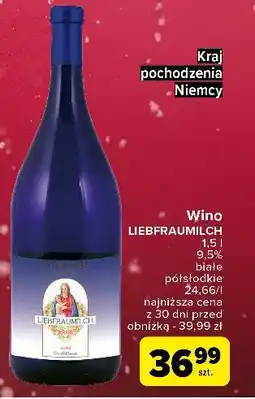 Carrefour Express Wino Liebfraumilch Blue oferta
