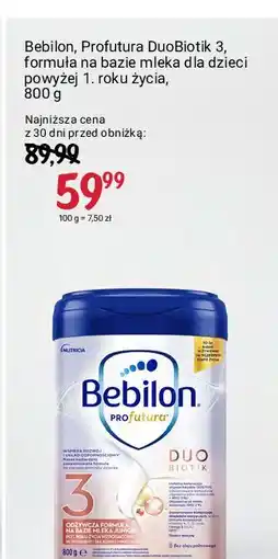 Rossmann Mleko duo biotik 3 Bebilon Profutura oferta