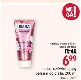 Rossmann Balsam do ciała glow & shine Isana oferta