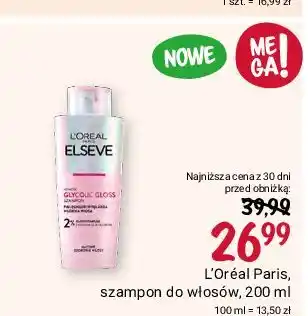 Rossmann Szampon do włosów przywracający blask L'oreal Elseve Glycolic Gloss oferta