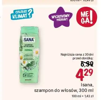 Rossmann Szampon do włosów 7 ziół Isana oferta