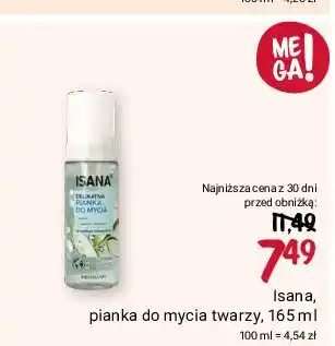 Rossmann Pianka oczyszczająca do twarzy łagodna Isana oferta