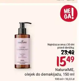 Rossmann Olejek do demakijażu cera wrażliwa i sucha Naturalme oferta