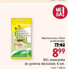Rossmann Maszynka do golenia aloe vera Bic 3 Pure Lady oferta