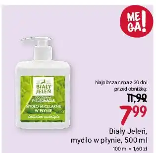 Rossmann Mydło micelarne w płynie Biały Jeleń oferta