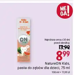Rossmann Pasta do zębów arbuz Nature On oferta