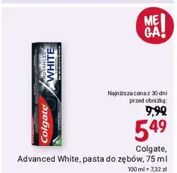Rossmann Pasta do zębów charcoal Colgate Advanced White oferta
