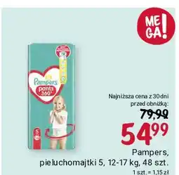 Rossmann Pieluchomajtki 5 Pampers Pants oferta