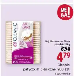 Rossmann Patyczki higieniczne pudełko prostokątne Cleanic oferta