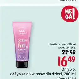 Rossmann Odżywka do włosów dla dzieci Only Bio Hair Balance oferta