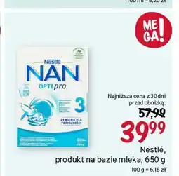 Rossmann Mleko 3 Nestle Nan Optipro oferta