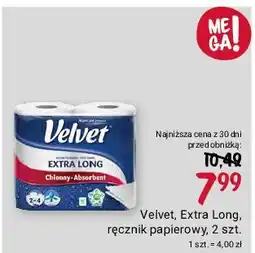 Rossmann Recznik papierowy Velvet Extra Long oferta