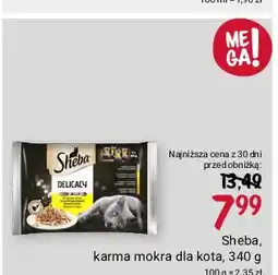 Rossmann Karma dla kota smaki drobiowe Sheba Delicacy In Jelly oferta