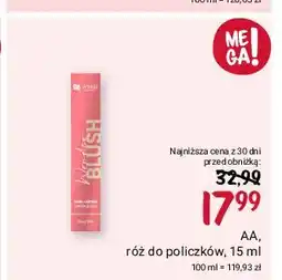 Rossmann Róż do policzkow Aa Wings Of Color oferta