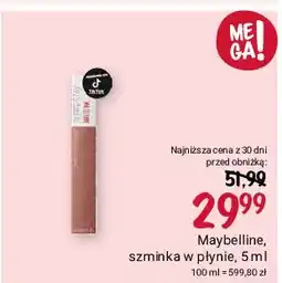 Rossmann Szminka do ust 05 loyalist Maybelline Super Stay Matte Ink oferta