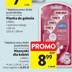 Intermarche Maszynka do golenia Labell oferta