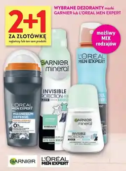 Intermarche Dezodorant fresh aloe Garnier Mineral Invisible Protection oferta