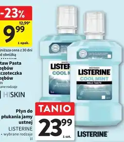Intermarche Płyn do płukania ust Listerine Cool Mint oferta