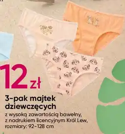 Majtki dziewczece król lew 92-128 cm