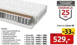 Black Red White Materac Ceres 90 oferta