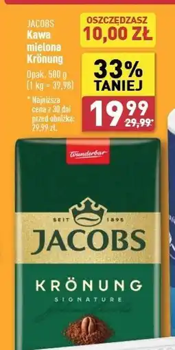 ALDI Kawa Jacobs Kronung oferta