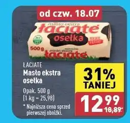 ALDI Masło ekstra osełka Łaciate oferta