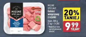 ALDI Gulasz wieprzowy z szynki Mięsne Specjały Zawsze Świeże (Aldi) oferta