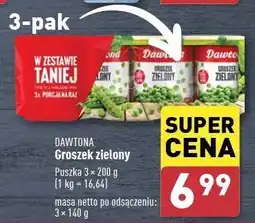ALDI Groszek zielony Dawtona oferta