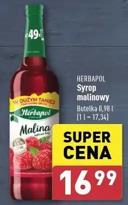 ALDI Syrop malina Herbapol Owocowa Spiżarnia oferta
