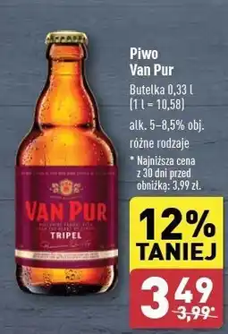 ALDI Piwo Van Pur Tripel oferta