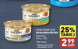 ALDI Karma dla kota kurczak Purina Gourmet Gold oferta