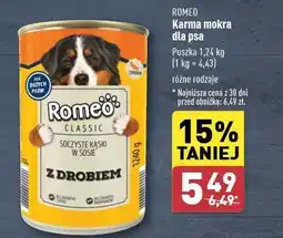 ALDI Karma dla psa z drobiem Romeo (Karma) oferta