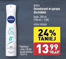 ALDI Antyperspirant Nivea Fresh Natural oferta