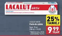 ALDI Pasta do zębow Lacalut Aktiv oferta