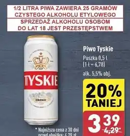 ALDI Piwo Tyskie Gronie oferta