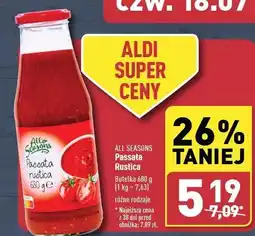 ALDI Passata rustica All Seasons oferta