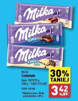 ALDI Czekolada biała z ciasteczkami Milka Oreo oferta