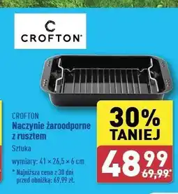 ALDI Naczynie żaroodporne z rusztem 41 x 26.5 6 cm Crofton oferta